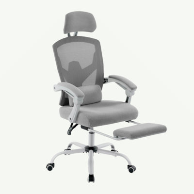Mesh High Back Ergonomic Office Chair Lumbar Support Pillow Computer Desk Chair