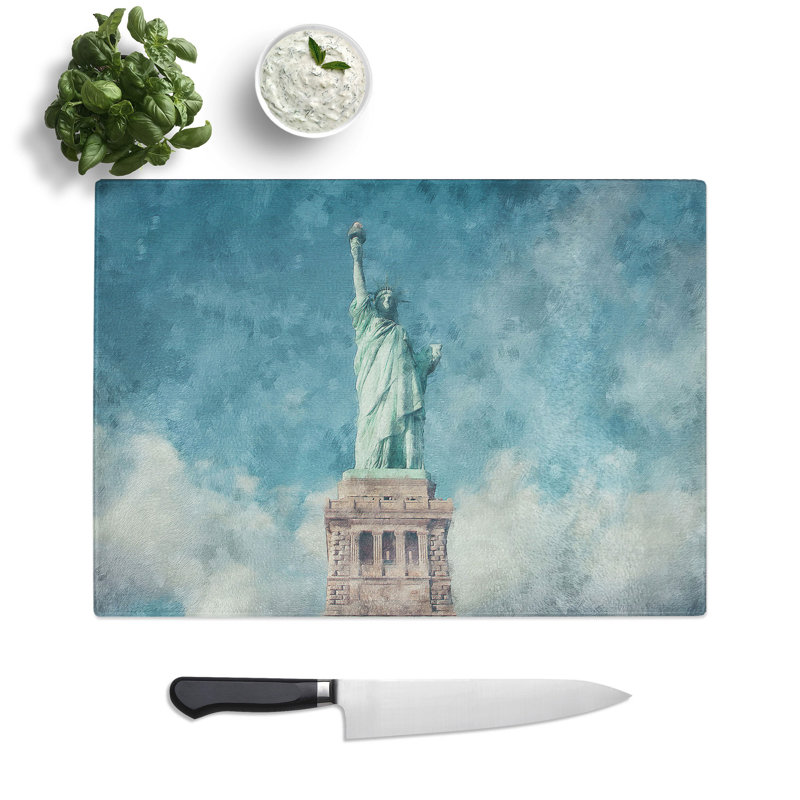 The Statue of Liberty Vol.1 Chopping Board, 0.4cm H x 28.5cm W x 39cm L