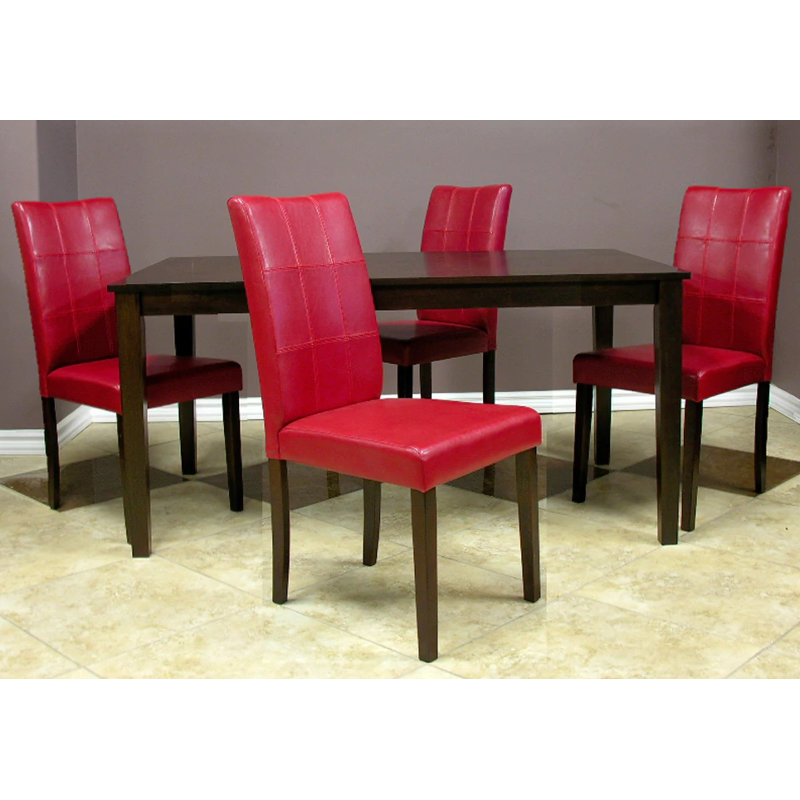 Solid Wood Top Four Leg Dining Set