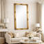 Solid Wood Rectangle Wall Mirror-2146144669