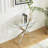 Jameesha 45.3'' Glass Top Console Table-1422288896