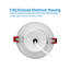 DGC 4-Inch White Selectable Canless Adjustable Gimbal LED Recessed Downlight-79155617