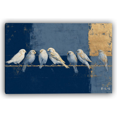 Chirp & Cheer-Wrapped Canvas Wall Art