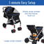 Poussette standard pliable Pet Rover Premium-54834868