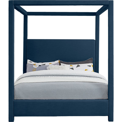 Upholstered Canopy Bed