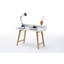 Padula Solid Wood Base Writing Desk