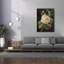 «Heirloom Pink Rose On Black» par Danhui Nai, art mural sur toile-1740689367