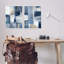  «Blue & Neutral Geometrics», ensemble de 2 estampes numériques par Hannah Dawson-248605001-248605013