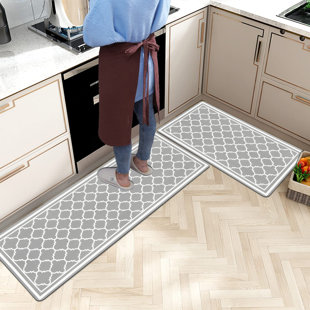 Gracie Oaks Malenny Kitchen Rugs and Mats Washable Non-Skid