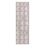 Dances In The Moonlight Geometric Area Rug in Ivory/Gray