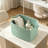 Extra Large Woven Storage Basket With Handles, 95L Capacity Blanket And Toy Organizer For Living Room, Nursery, And Closet-566180919