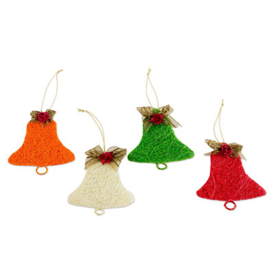 Joyous Bells Natural Fiber Ornaments