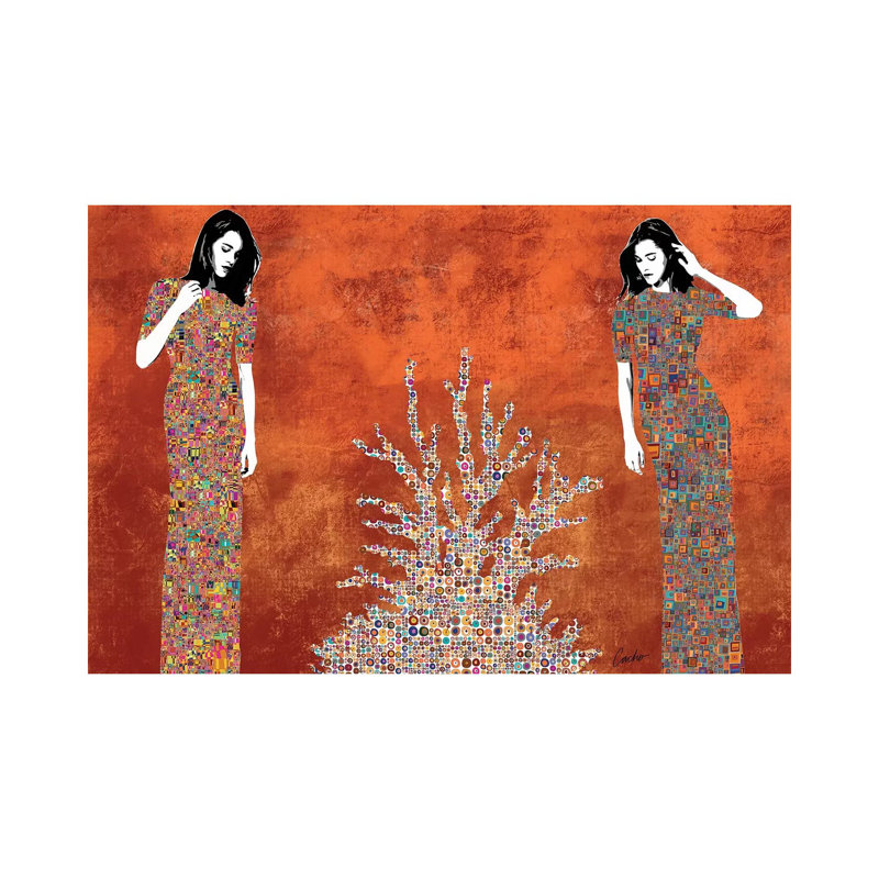 La Fuente 1 Piece Wrapped Canvas Painting, 101.6 cm H x 66.04 cm W x 1.91 cm D