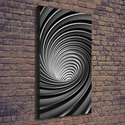 Swirl Abstraction - Wrapped Canvas Print