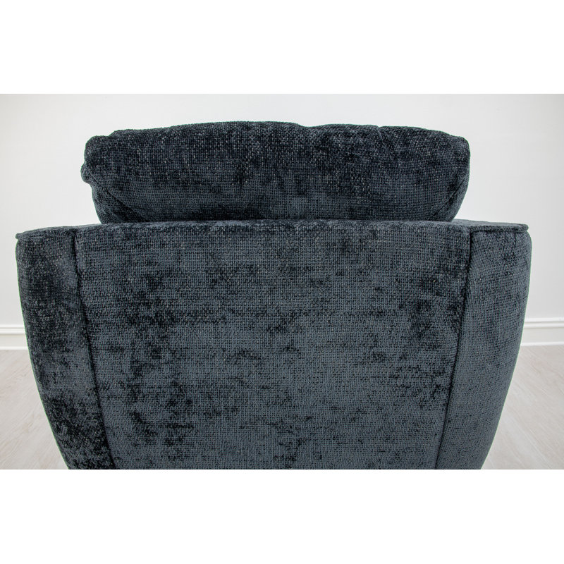 Adale Club Chair, Midnight Blue Black