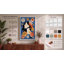 Blooms in Profile Mid-Century - Wrapped Canvas-2125599265-2125599289