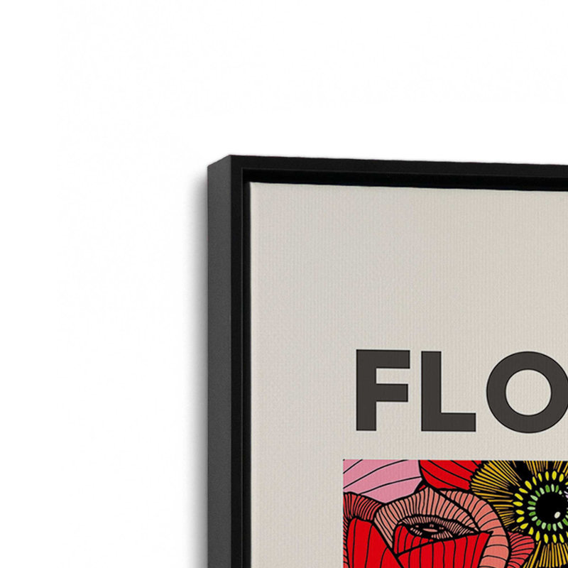 «Lisbon in Bloom», reproduction sur toile dans un cadre, H 18,75 po x l 12,75 po, Noir satiné