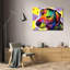 Art sur toile de la collection Dean Russo de Hokku Designs, titré: JAUNE sorta LAB