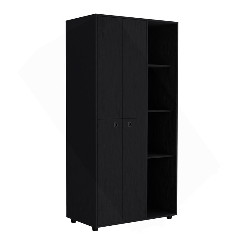 Armoire-penderie Misuri, Noir