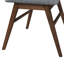 Chaise d'appoint Argjela en noyer