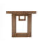 Banc en bois massif Mikalynn