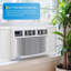 Climatiseur de fenêtre 8 000 BTU et chauffage combiné - refroidit et chauffe jusqu'à 350 pieds carrés Ft - Déshumidificateur, ventilateur, WiFi et prêt pour la voix