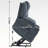 Navi Upholstered Heated Massage Chair-538923999