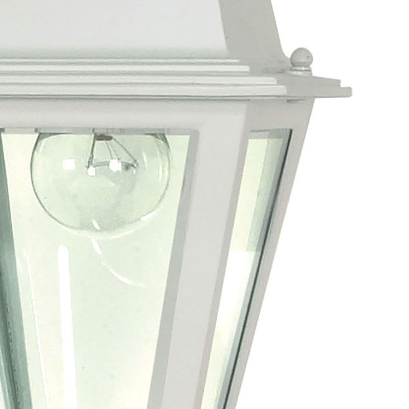 Lanterne suspendue d'extérieur à 1 ampoule H 9,5 po Monmouth, blanc