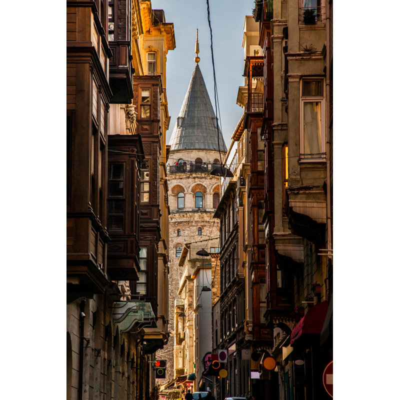 Galata Tower in Istanbul 1 Piece Wrapped Canvas Wall Art, 46cm H x 30cm W
