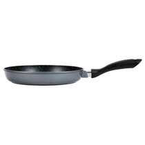 Cook N Home 2612 Nonstick Saute Fry Pan Set, 8, 9.5, and 11-Inch, Marble Red