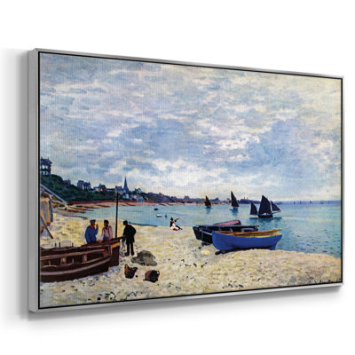 " The Beach At Sainte Adresse #2 " by Claude Monet
