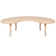 Half-Moon Plastic Adjustable Height Kids Activity Table