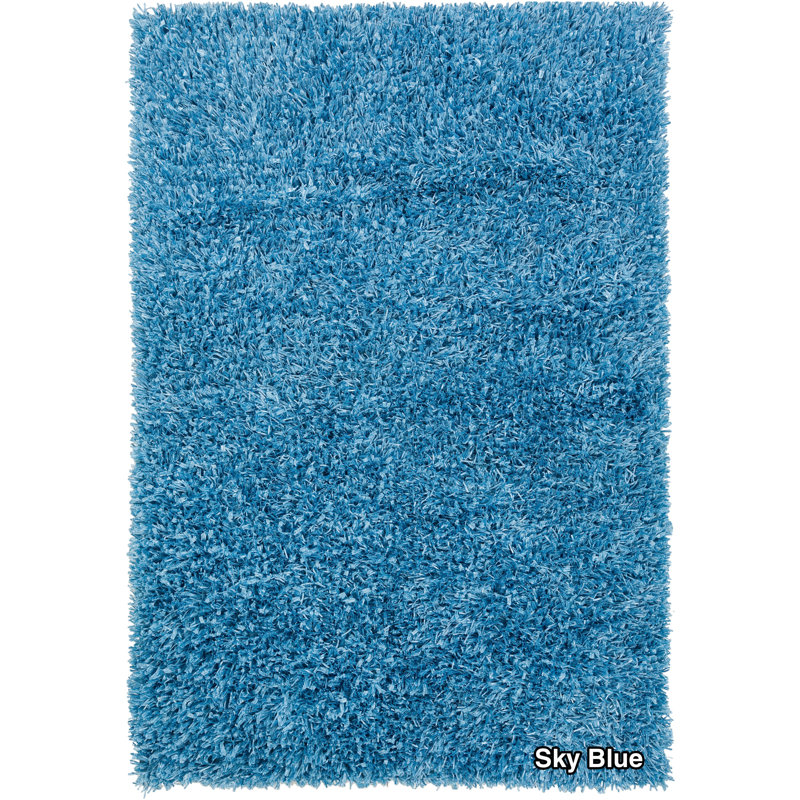 Tapis de surface bleue vinoe, Rectangle 7 pi 9 po x 10 pi 6 po