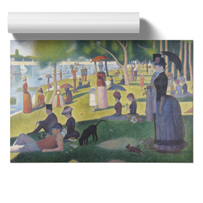A Sunday on La Grande Jatte by Georges Seurat - Unframed Graphic Art
