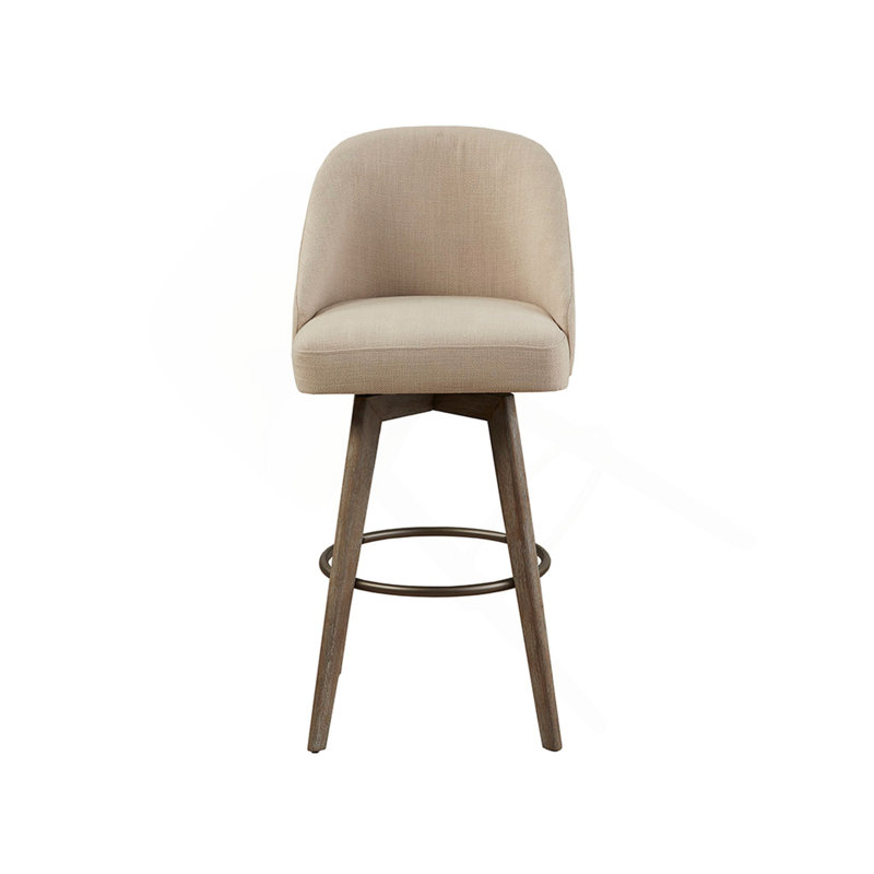Tabouret de bar avec siège pivotant, Beige