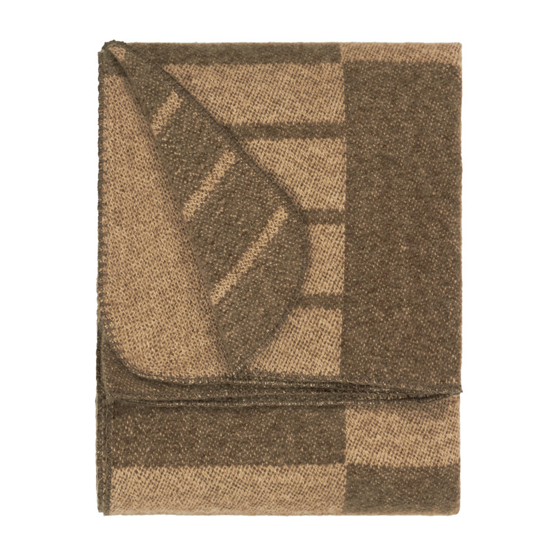 Harlech Woven Reversible Throw, Brown