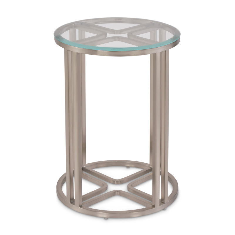 Lanterna Glass End Table