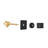 Adjustable Shower Volume Valve - 3/4" Cast Metal, Brass Handle, Matt Black, Function High Flow Control Consistent Performance