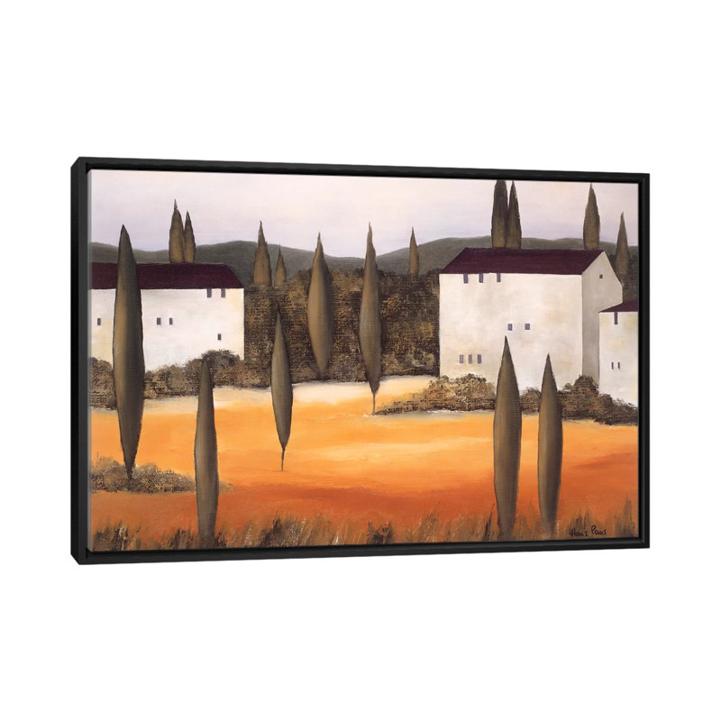 « twilight ii », reproduction sur toile, H 18 po x l 26 po x P 1,5 po, Toile avec cadre noir, Pas de tapis