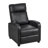 Black Faux Leather Recliner Chair