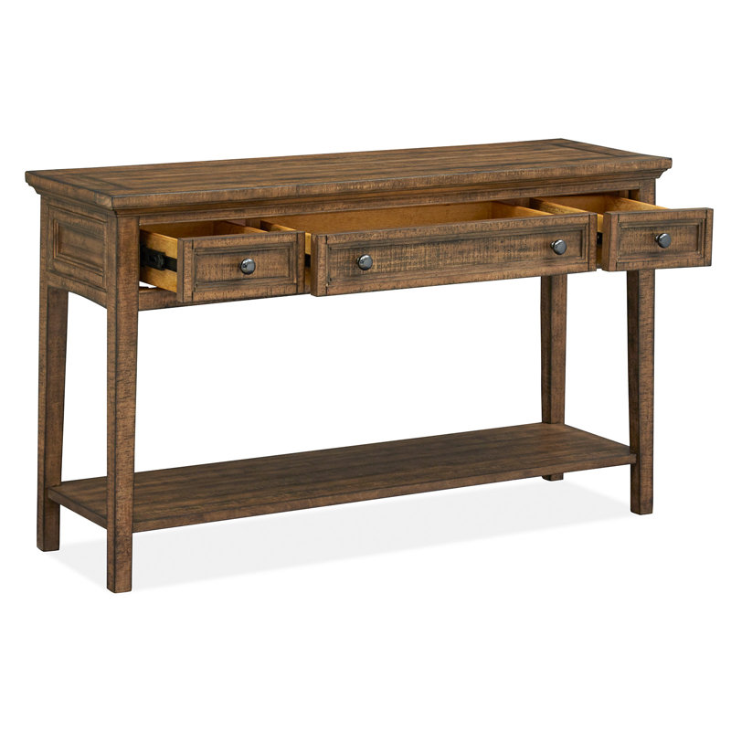Console en bois massif 50 po Causglen