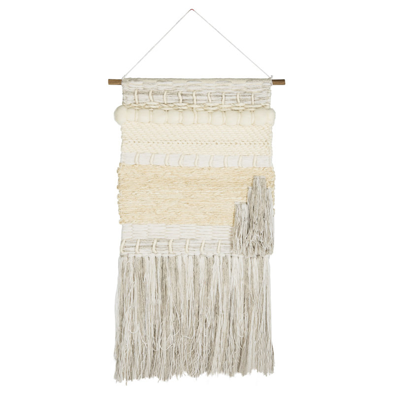 Suspension murale en laine