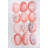 Brick Color Donuts Kitchen Woven Base Decorative Carpet-852744416