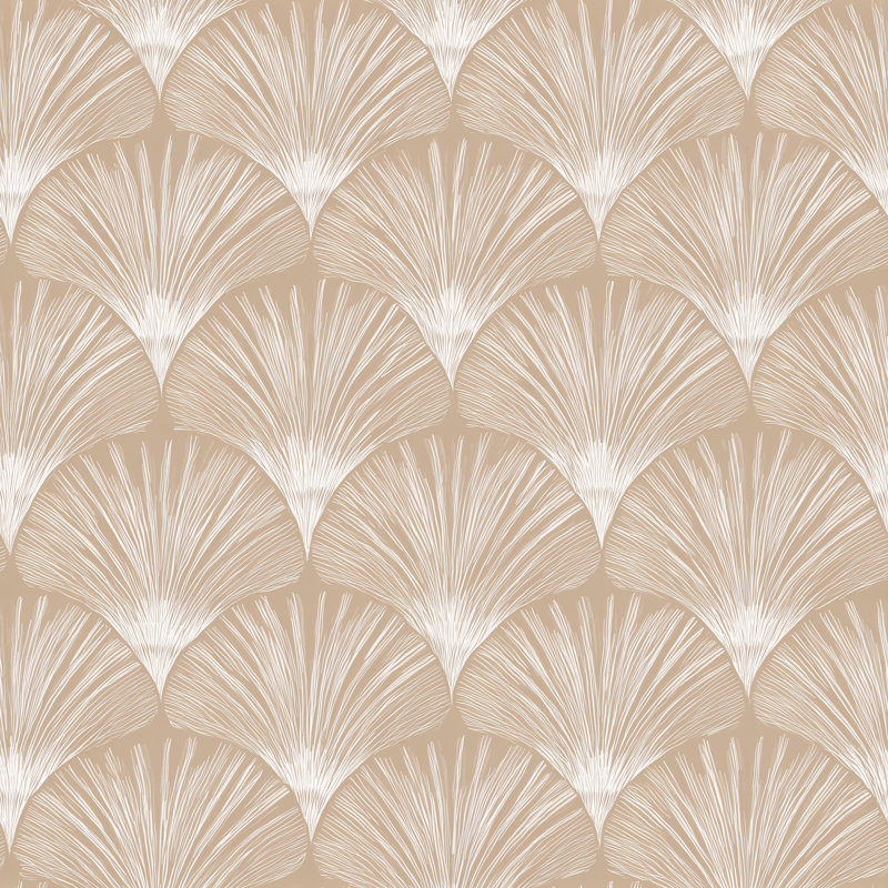 Papier peint amovible fond blanc ivoire beige, Peel and Stick