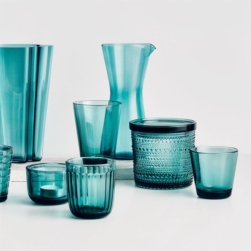 Littala Kartio 7.1009 oz. Whiskey Glass, Sea Blue