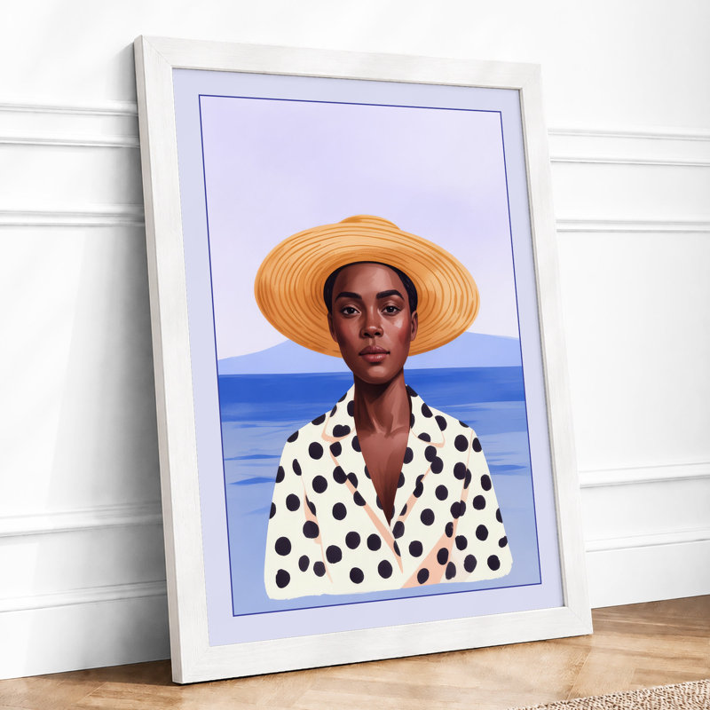 Seaside Reverie Coastal - Print, A1 - 84.1 x 59.4 cm, White