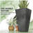Stackable Taper Planters,Set of 3 Flower Pots,Tall Planters-129086856