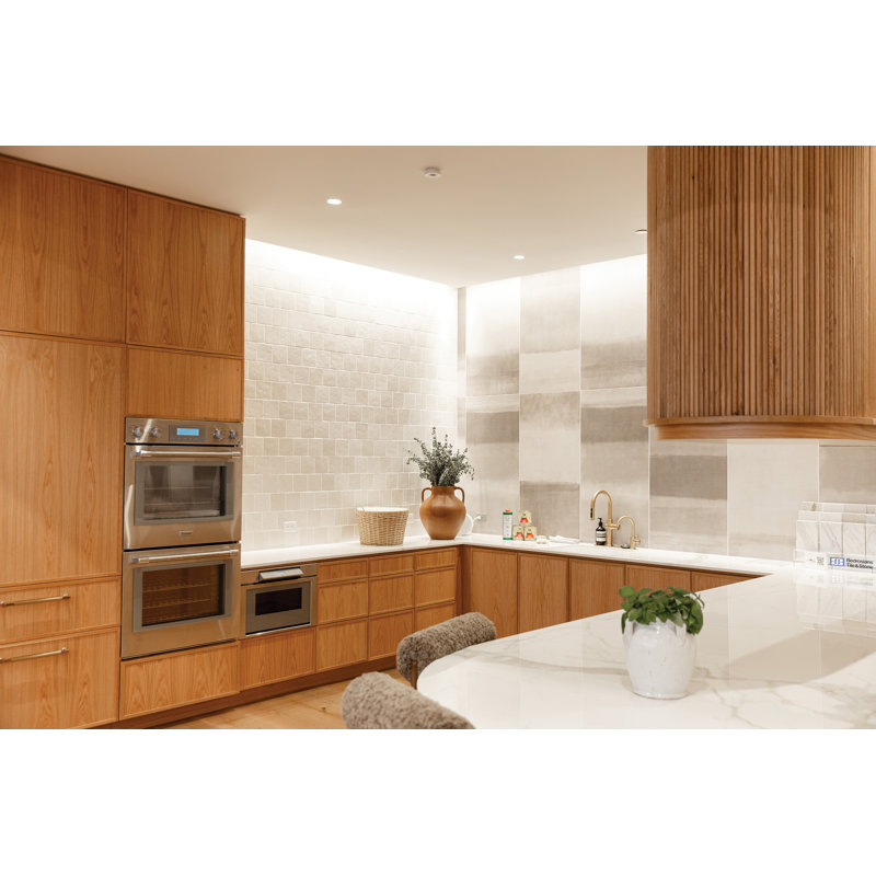 Cloe 5" x 5" Ceramic Tile, White
