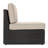 Wicker Outdoor Armless Lounge Chair-1737859037-1737859026