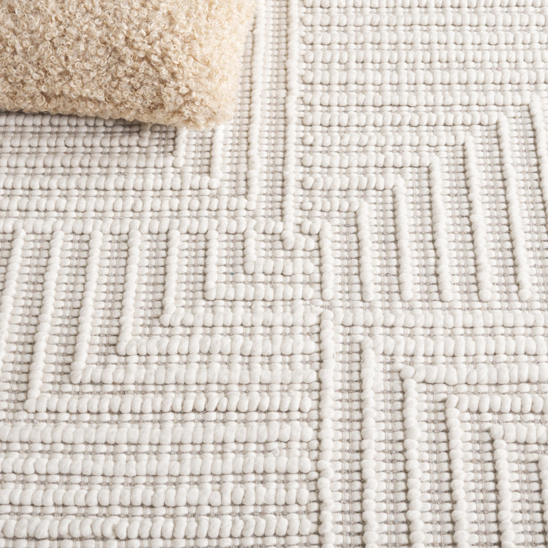 Tapis ivoire Finnick Natura 709, Rectangle de 5 pi x 8 pi